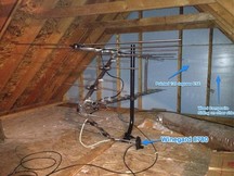 tv antenna attic installations